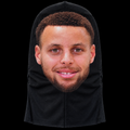 Stephen Curry MASKED product photo on black background